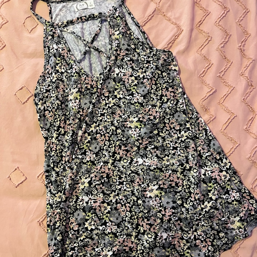 Maurices Floral Tank
